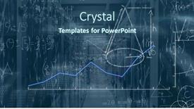  Presentation with server room - Slides consisting of composition-of-mathematical-equations-over background and a ocean colored foreground