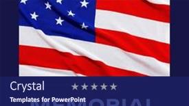  Presentation with remembrance - PPT layouts enhanced with composition-of-memorial-day-text background and a navy blue colored foreground