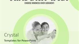  Presentation with mental - Presentation theme with composition-of-mental-health-awareness background and a soft green colored foreground