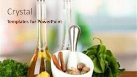  Presentation with mortar - Slide deck with composition-of-mortar-pasta background and a lemonade colored foreground