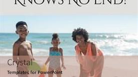  Presentation with motherhood - PPT layouts consisting of composition-of-mother-s-day background and a coral colored foreground