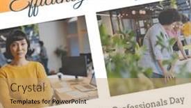  Presentation with professionals - PPT layouts with composition-of-national-administrative-professionals background and a  colored foreground