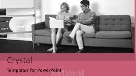  Presentation with business experience - PPT theme featuring composition-of-national-apprenticeship-text background and a coral colored foreground