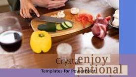  Presentation with weekend - Presentation design consisting of composition-of-national-brunch-weekend background and a coral colored foreground