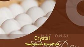  Presentation with farming - Slide deck enhanced with composition-of-national-egg-day background and a tawny brown colored foreground