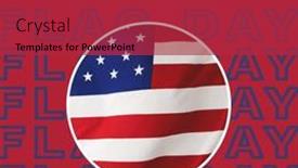  Presentation with celebration - Theme featuring composition-of-national-flag-day background and a red colored foreground