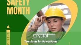  Presentation with safe - Slides consisting of composition-of-national-safety-month background and a shamrock green colored foreground