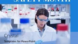  Presentation with lab safety - Presentation enhanced with composition-of-national-safety-month background and a  colored foreground