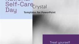  Presentation with mental care - Theme consisting of composition-of-national-self-care background and a lemonade colored foreground