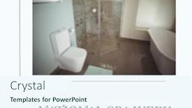  Presentation with spa concept - PPT theme enhanced with composition-of-national-spa-week background and a sky blue colored foreground