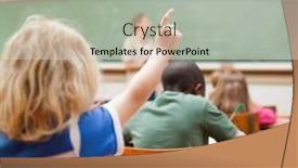  Presentation with national - PPT theme consisting of composition-of-national-teachers-day background and a lemonade colored foreground