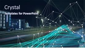  Presentation with blue global - PPT layouts featuring composition-of-net-of-connections background and a navy blue colored foreground