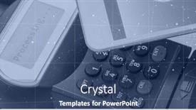  Presentation with terminal - PPT theme featuring composition-of-network-of-connections background and a ocean colored foreground