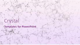  Presentation with hexagons - PPT theme consisting of composition-of-network-of-connections background and a sky blue colored foreground