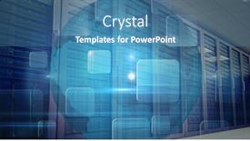  Presentation with business networking - Beautiful slides featuring composition-of-network-of-digital backdrop and a teal colored foreground