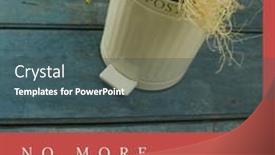  Presentation with food waste - Theme enhanced with composition-of-no-more-food background and a ocean colored foreground