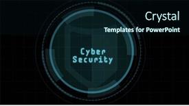  Presentation with data security - Slides enhanced with composition-of-online-security-text background and a wine colored foreground