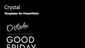  Presentation with good friday - Presentation design having composition-of-orthodox-good-friday background and a black colored foreground