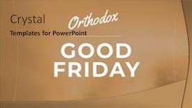  Presentation with good friday - Presentation design having composition-of-orthodox-good-friday background and a coral colored foreground