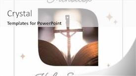  Presentation with holy celebration - Theme consisting of composition-of-orthodox-holy-saturday background and a  colored foreground