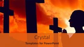  Presentation with christian faith - Slides featuring composition-of-orthodox-holy-saturday background and a gold colored foreground