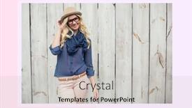  Presentation with light pink - Slide set enhanced with composition-of-photo-with-caucasian background and a light gray colored foreground