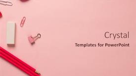  Presentation with creativity - Slide set consisting of composition-of-pink-and-red background and a lemonade colored foreground