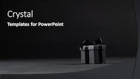  Presentation with gray - Slide deck enhanced with composition-of-present-with-black background and a black colored foreground