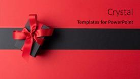  Presentation with pink retail - Slide deck having composition-of-present-with-pink background and a red colored foreground