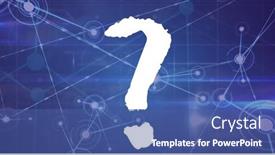  Presentation with processing - Slide deck having composition-of-question-mark-over background and a ocean colored foreground