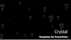  Presentation with global education - PPT theme having composition-of-question-marks background and a black colored foreground