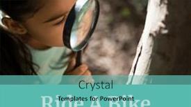  Presentation with save earth - PPT theme having composition-of-ride-a-bike background and a seafoam green colored foreground