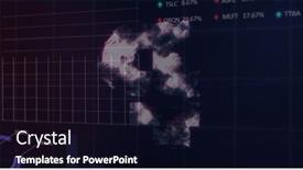  Presentation with image processing - Presentation theme with composition-of-rouble-symbol background and a wine colored foreground