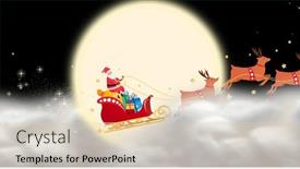  Presentation with santa sleigh - 