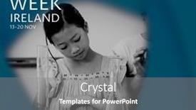  Presentation with test tubes - Presentation theme consisting of composition-of-science-week-ireland background and a gray colored foreground