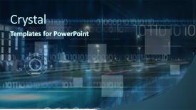  Presentation with digital image processing - Amazing presentation theme having composition-of-scope-scanning-white backdrop and a  colored foreground