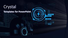  Presentation with human heart - Colorful presentation enhanced with composition-of-scope-scanning backdrop and a wine colored foreground