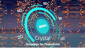  Presentation with scope - Slides with composition-of-scope-scanning background and a teal colored foreground