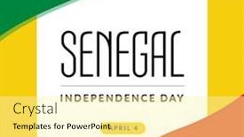  Presentation with senegal flag - 