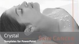  Presentation with skin cancer - Presentation design with composition-of-skin-cancer-awareness background and a  colored foreground