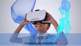  Presentation with blue global - PPT layouts having composition-of-smiling-schoolboy-wearing background and a teal colored foreground