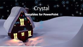  Presentation with snowflakes - 