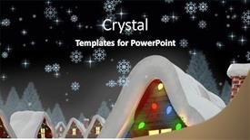  Presentation with snowflakes - 