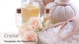  Presentation with treatment - Audience pleasing PPT layouts consisting of composition-of-spa-treatment backdrop and a lemonade colored foreground