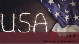  Presentation with culture education - Audience pleasing slide deck consisting of composition-of-sparkling-usa-text backdrop and a tawny brown colored foreground
