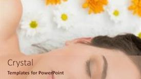  Presentation with bank - Slide deck having composition-of-spring-bank-holiday background and a coral colored foreground