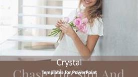  Presentation with bunch - Slide deck having composition-of-spring-bank-holiday background and a violet colored foreground