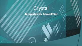  Presentation with image processing - Presentation enhanced with composition-of-statistics-and-data background and a teal colored foreground