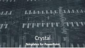  Presentation with coding - Slides consisting of composition-of-statistics-data-processing background and a dark gray colored foreground