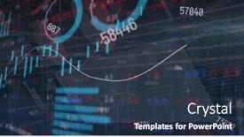  Presentation with data processing - Presentation theme enhanced with composition-of-statistics-data-processing background and a tawny brown colored foreground
